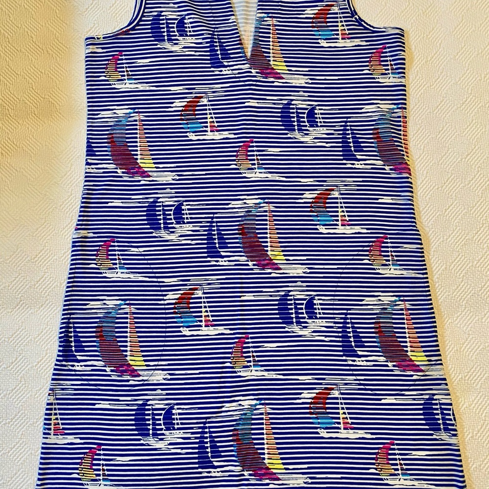 Lands End Knee Length cotton dress